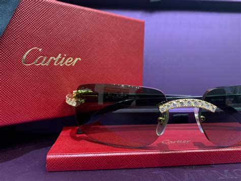 mj diamonds cartier glasses